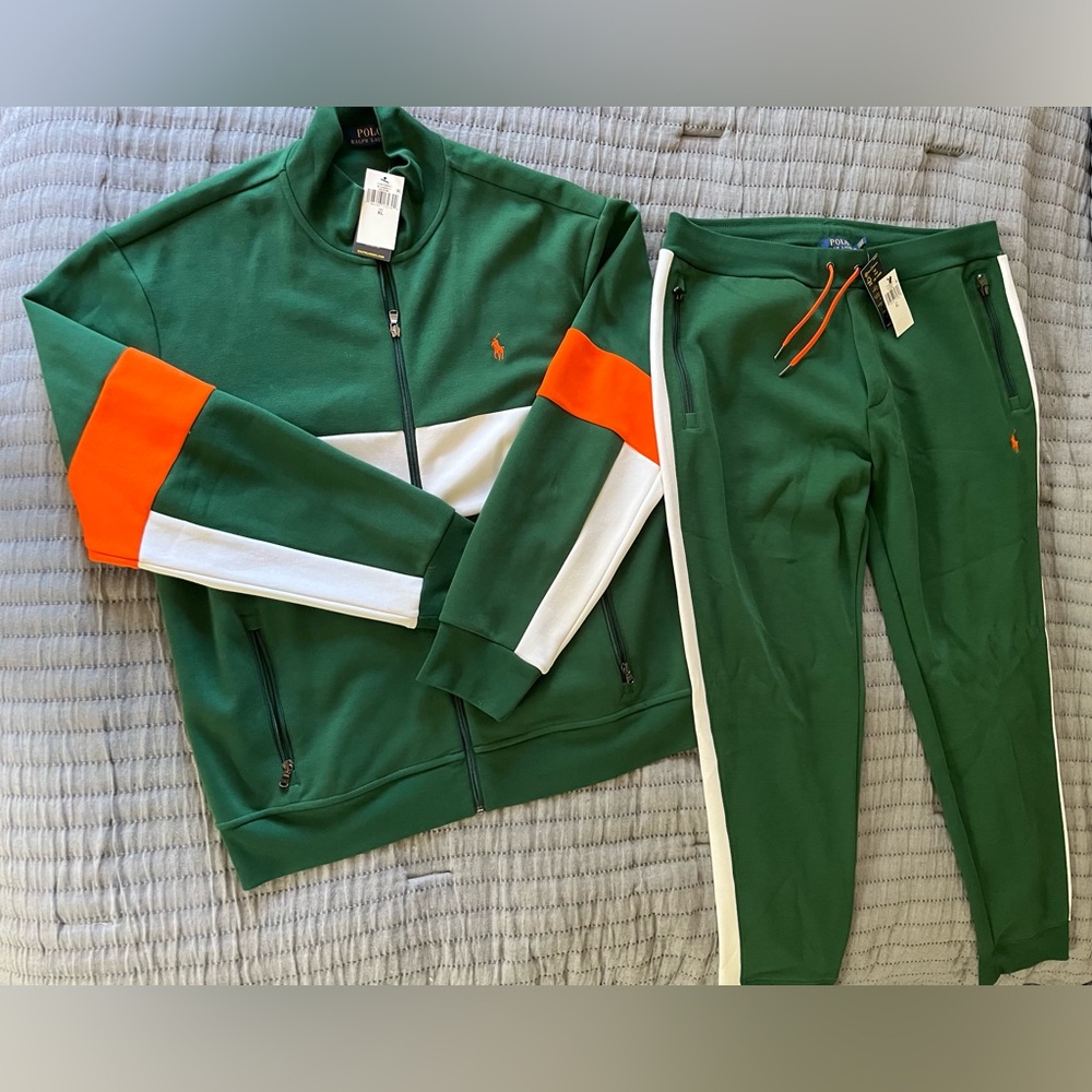 NWT  Polo Ralph Lauren Track suit men’s XL.